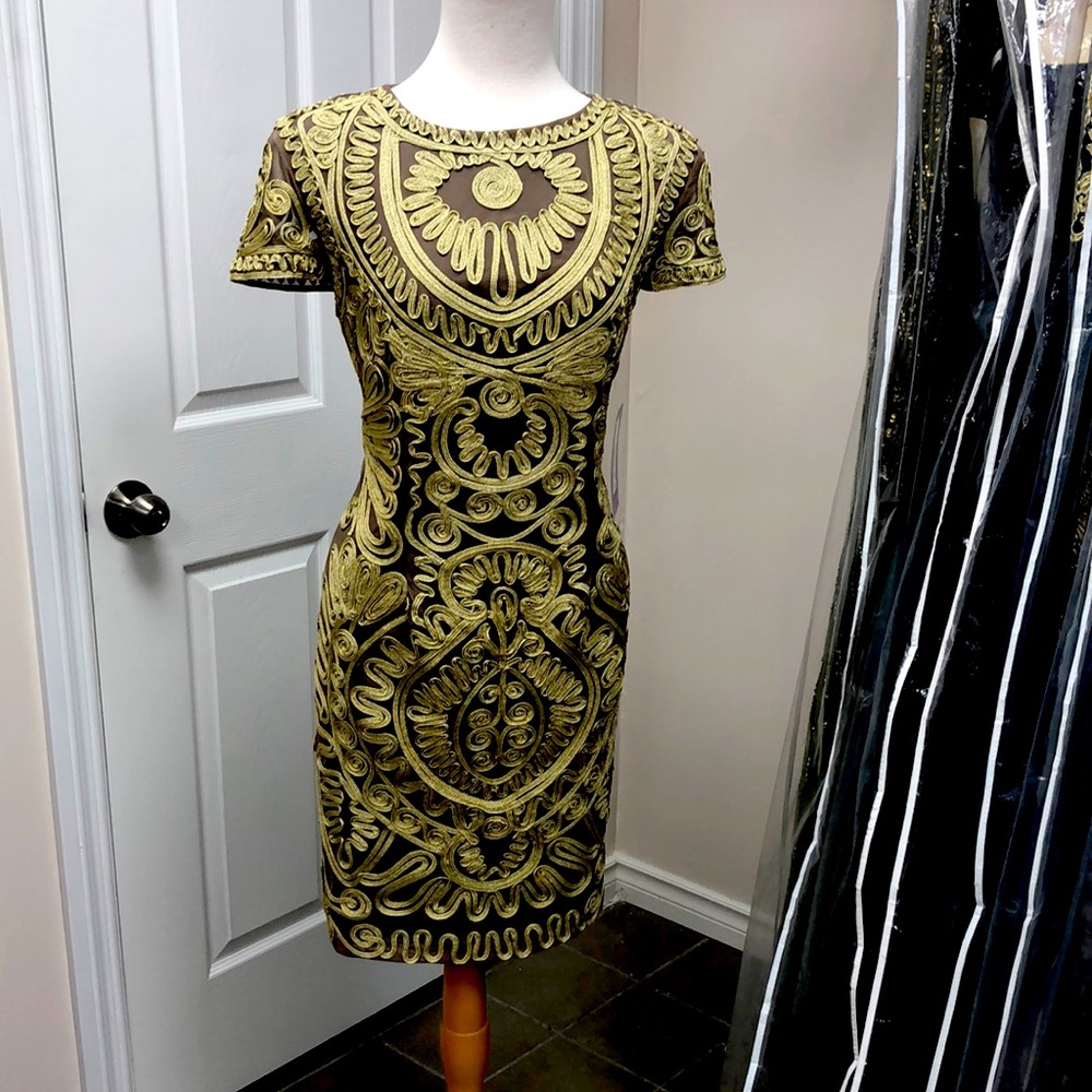 Elegant short evening dress